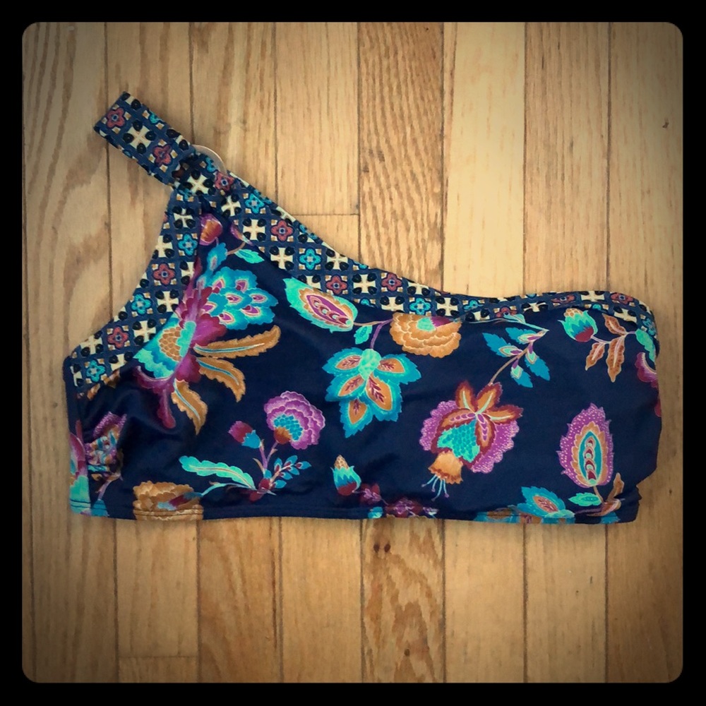 Coastal blue bikini top